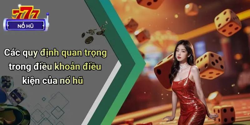 Các quy định quan trọng trong điều khoản điều kiện của nổ hũ