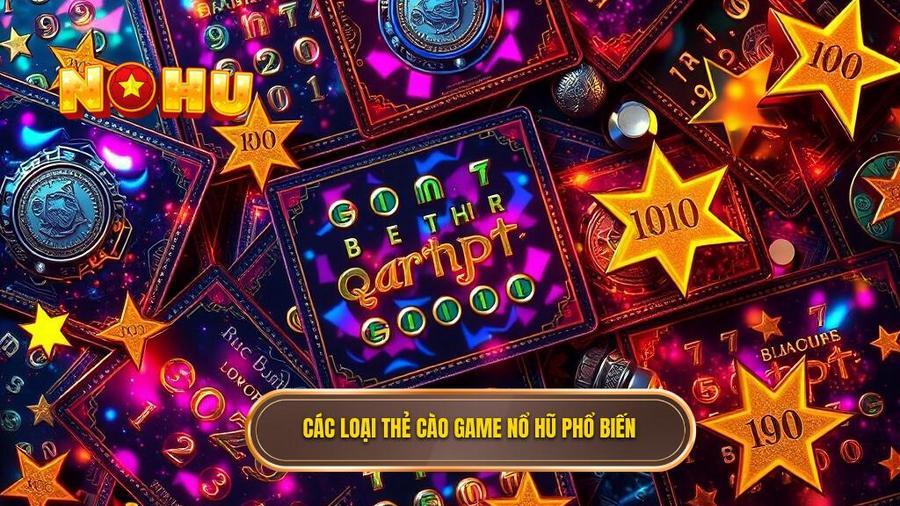 Phân tích chi tiết các loại thẻ cào phổ biến trong game nổ hũ
